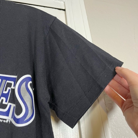 Colorado Rockies Graphic Short Sleeve Crew Neck Vintage T Shirt Youth Size Large - Picture 7 of 12